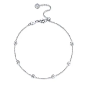 0.53 CTW Station Bracelet B0154CLP75