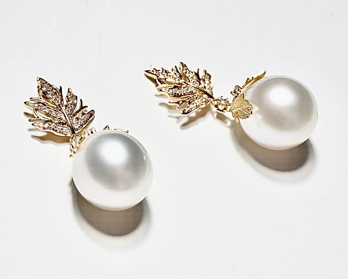 13.5mm-15.5mm Australian South Sea Pearl Earrings