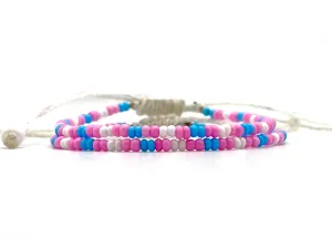 2-PACK Trans Pride Adjustable Bracelets