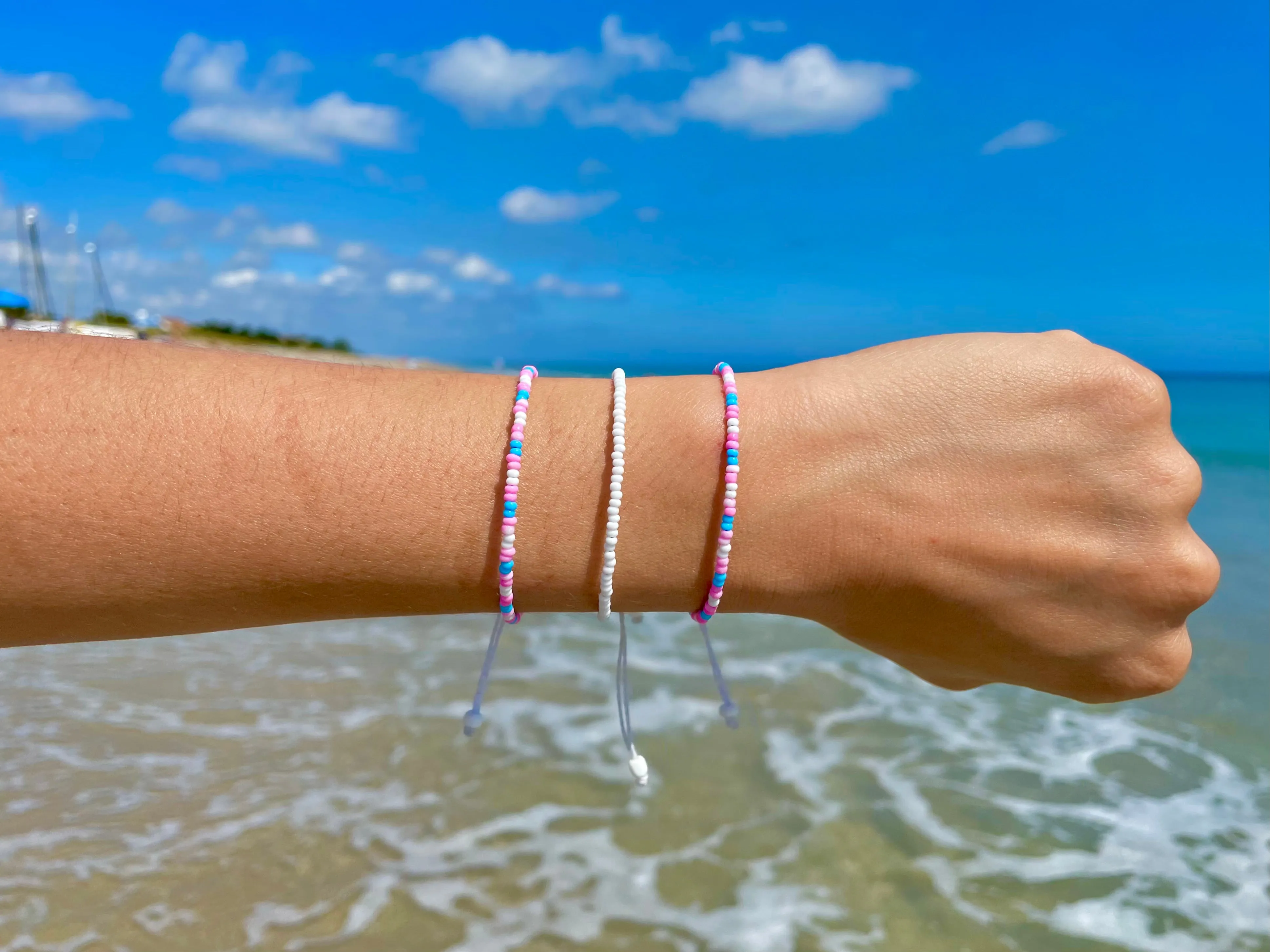 2-PACK Trans Pride Adjustable Bracelets