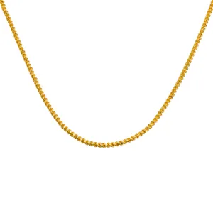 22K Yellow Gold Rope Chain, 20.1 gm