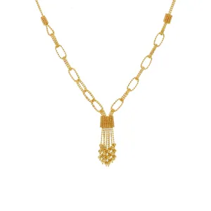 22K Yellow Gold Singapore Classic Chain W/ Length 16inches