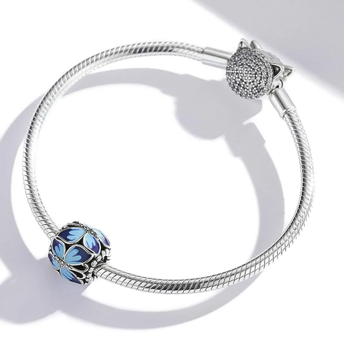 925 Sterling Silver Vintage Butterfly Beads For Diy Bracelets & Necklaces