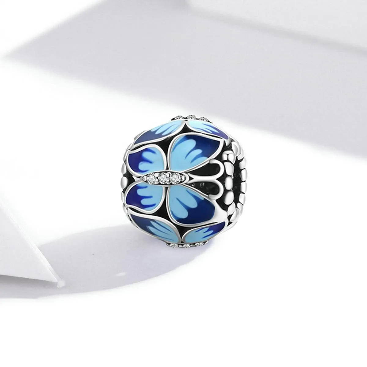 925 Sterling Silver Vintage Butterfly Beads For Diy Bracelets & Necklaces