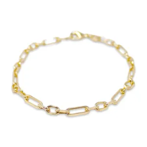 Alternating Link Chain Bracelet