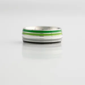 Aromantic Pride Stainless Steel Ring