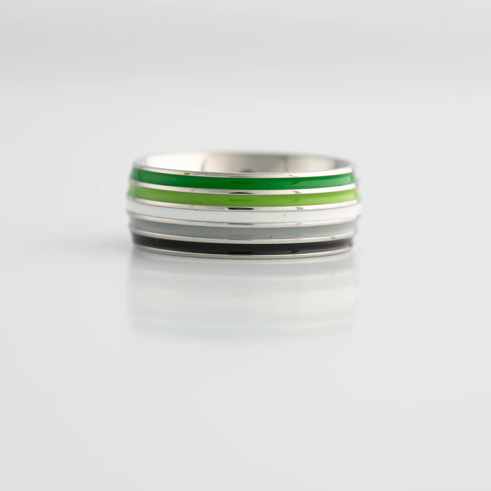 Aromantic Pride Stainless Steel Ring