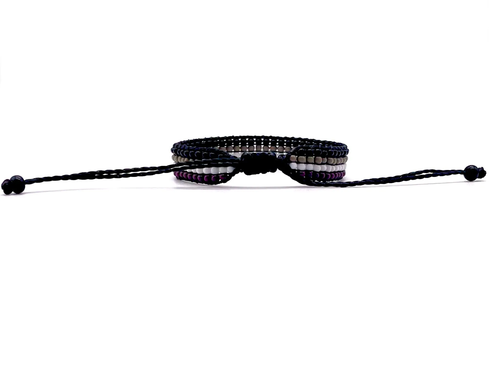 Asexual Pride Flag Adjustable Bracelet
