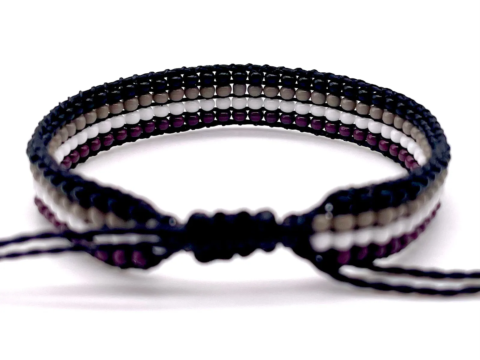 Asexual Pride Flag Adjustable Bracelet