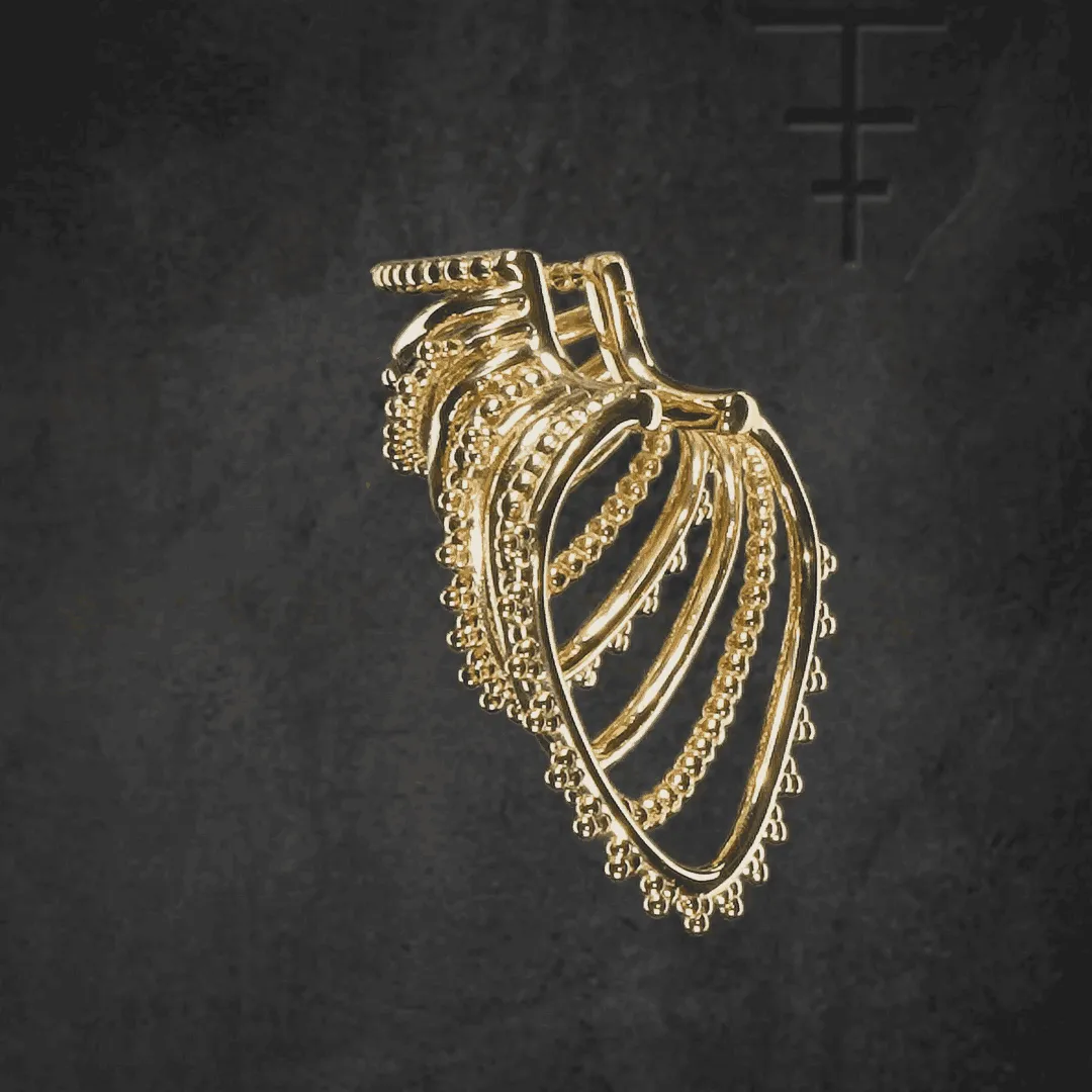 Beaded Warrior Ear Cuff