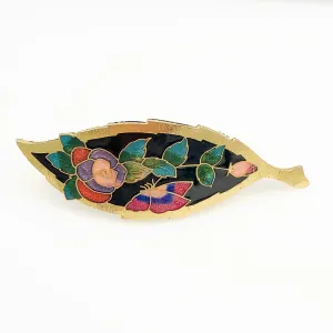 Black Cloisonne Twister Clasp Shortener
