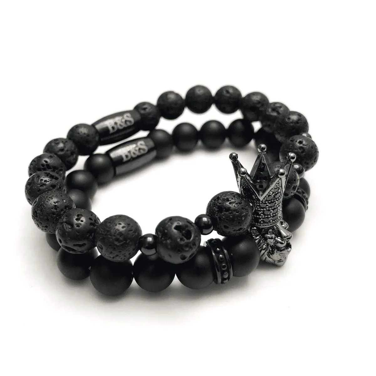 Black Crowned Lion Set
