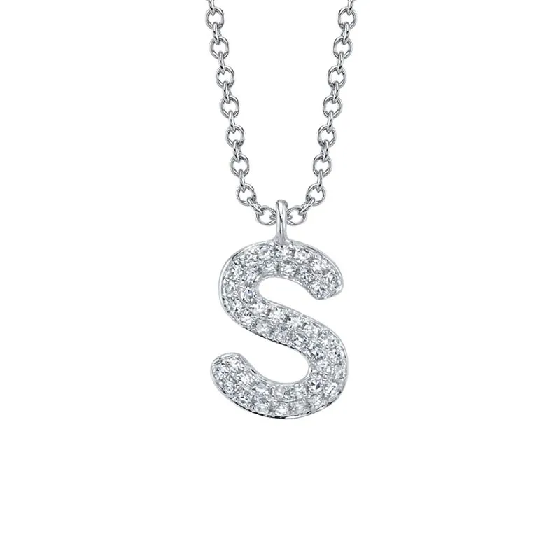 Bliss Bubble ‘S’ Diamond Necklace