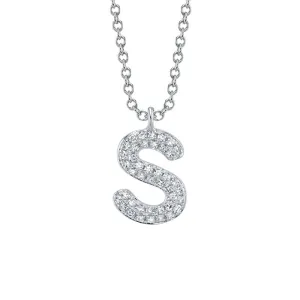 Bliss Bubble ‘S’ Diamond Necklace