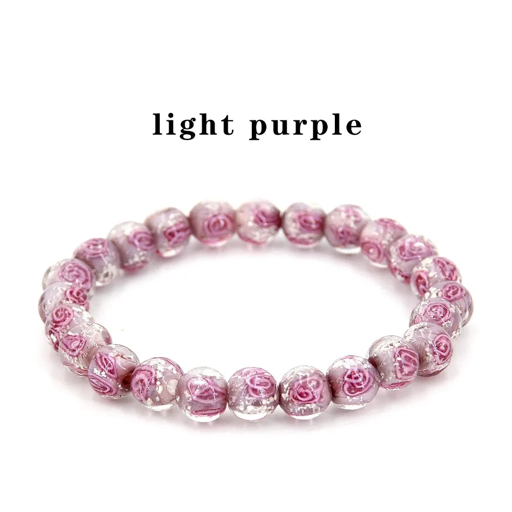 bracelets for women,Rose Bracelet charming lady,stretch bracelet