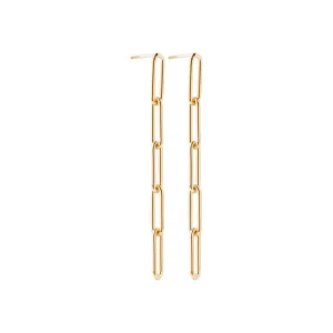 Chain Link Stud Earrings