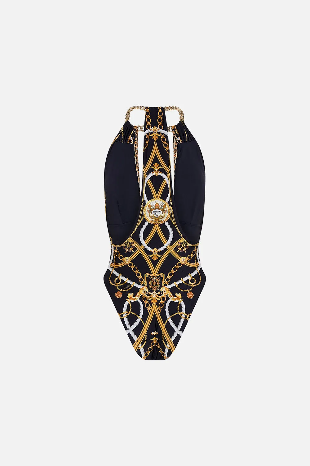 CHAIN NECK PLUNGE ONE PIECE COAST TO COAST