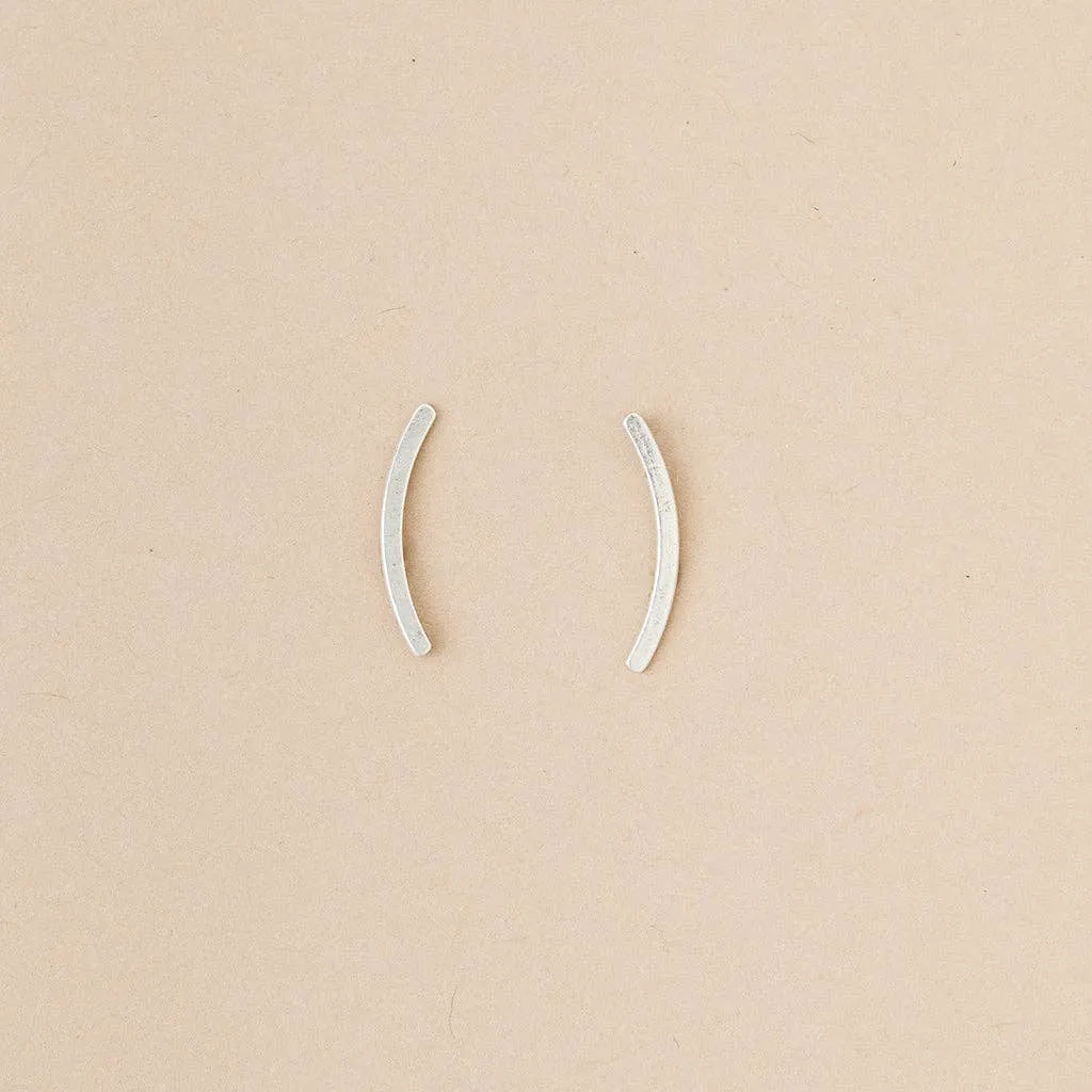 Comet Curve Refined Earring