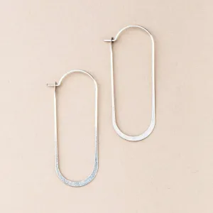 Cosmic Oval Refined Earring