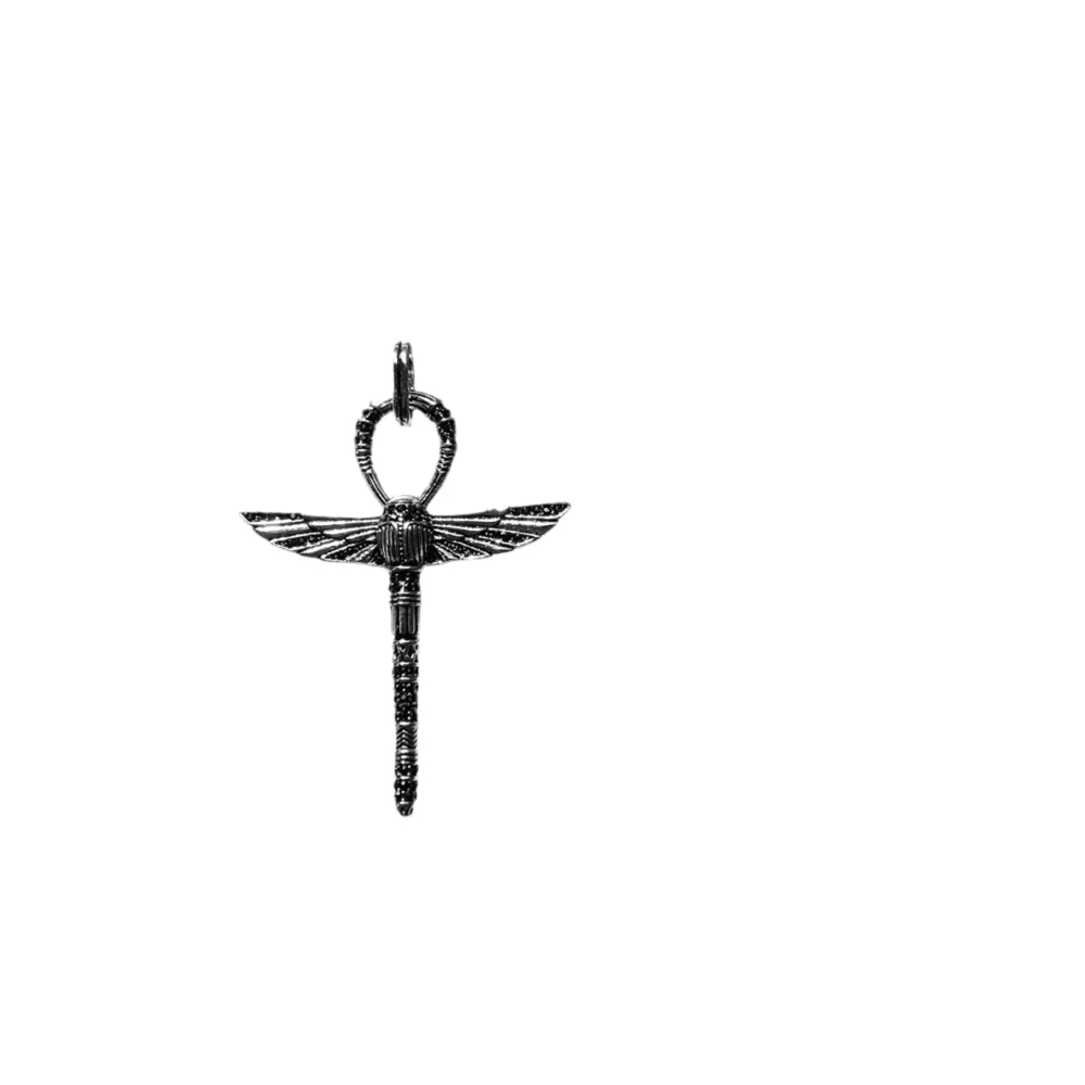 Cross of Life Ankh & Scarab Necklace