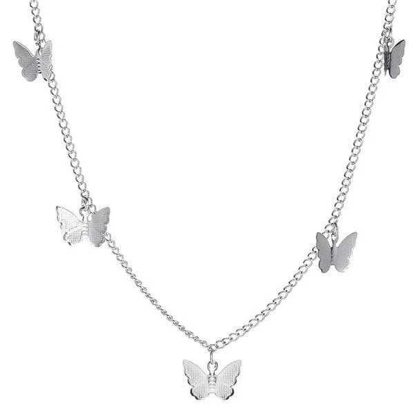 CRYSTAL BUTTERFLY PENDANT JEWELRIES