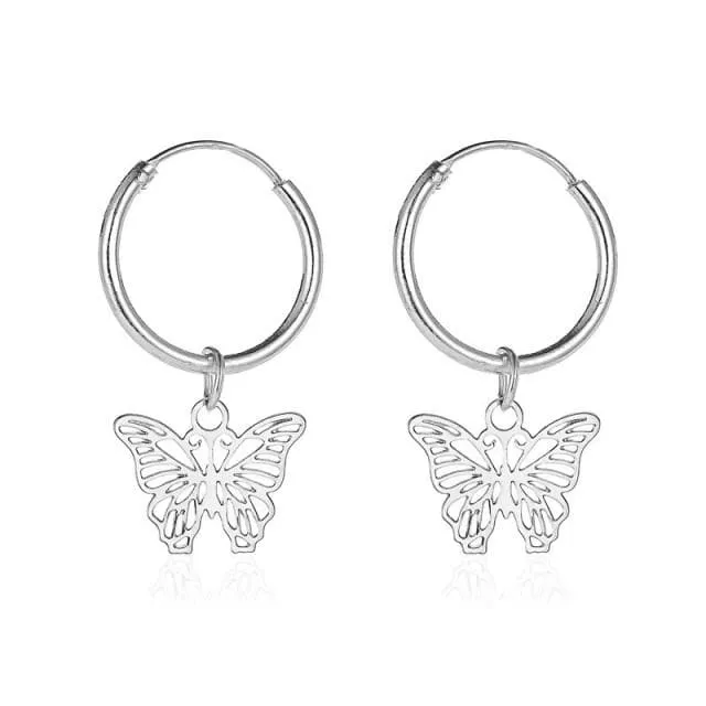 CRYSTAL BUTTERFLY PENDANT JEWELRIES