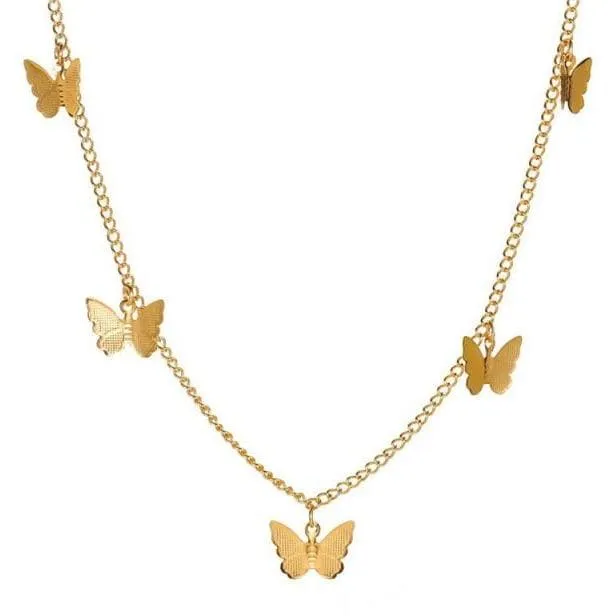 CRYSTAL BUTTERFLY PENDANT JEWELRIES