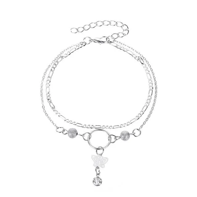 CRYSTAL BUTTERFLY PENDANT JEWELRIES