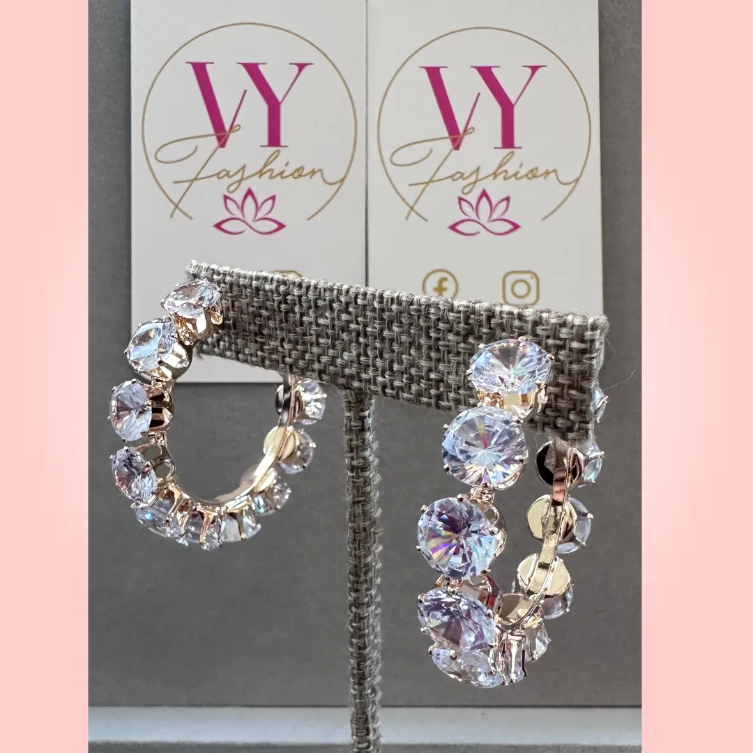 Crystals Earrings -Lale