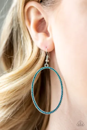 Dazzle On Demand - Blue - Earrings
