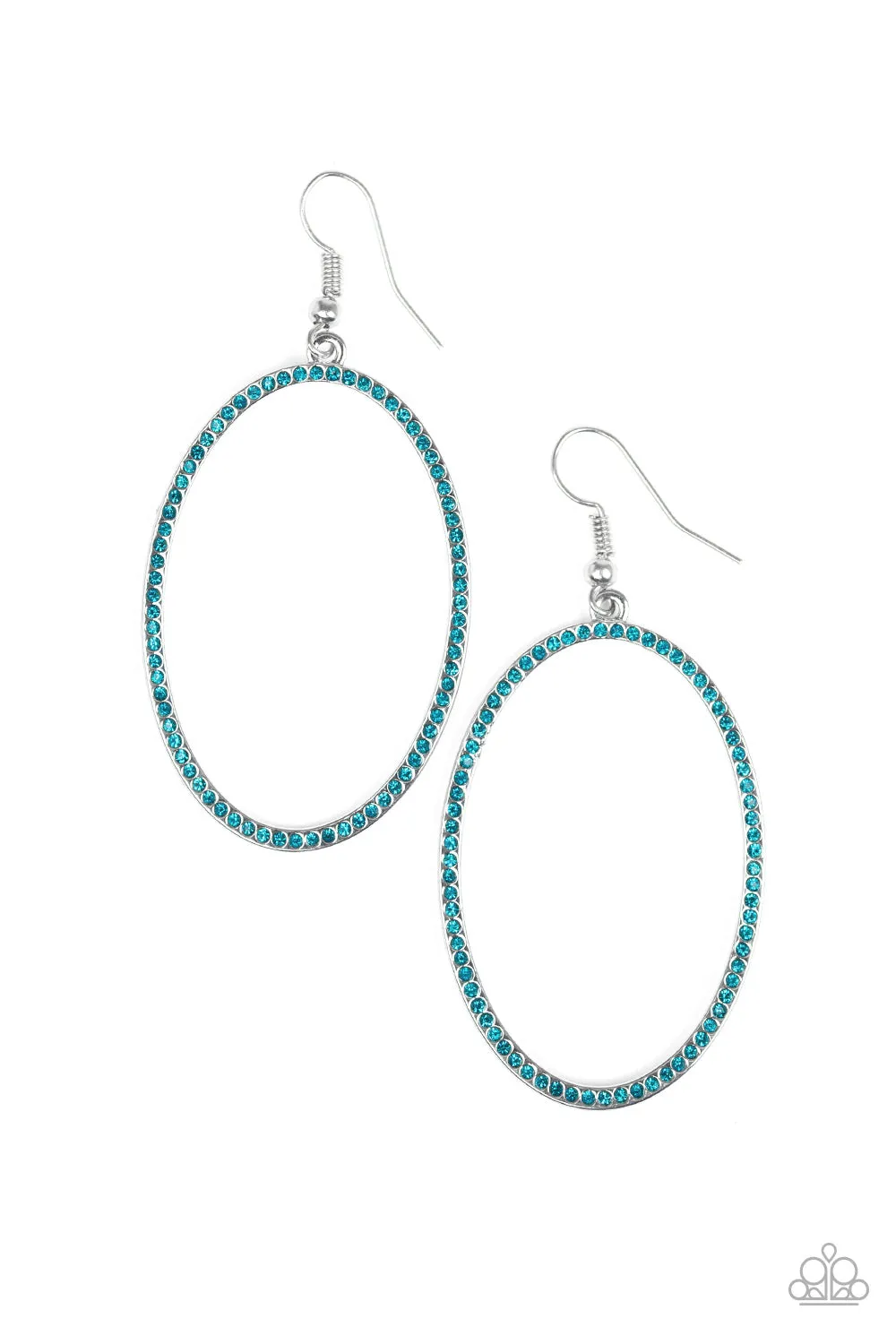 Dazzle On Demand - Blue - Earrings