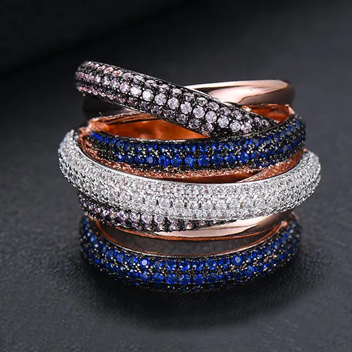 Design Luxury Statement Stackable Ring
