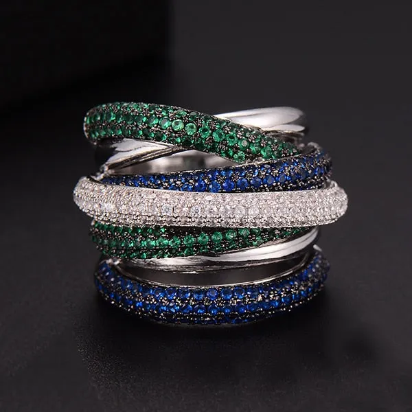 Design Luxury Statement Stackable Ring