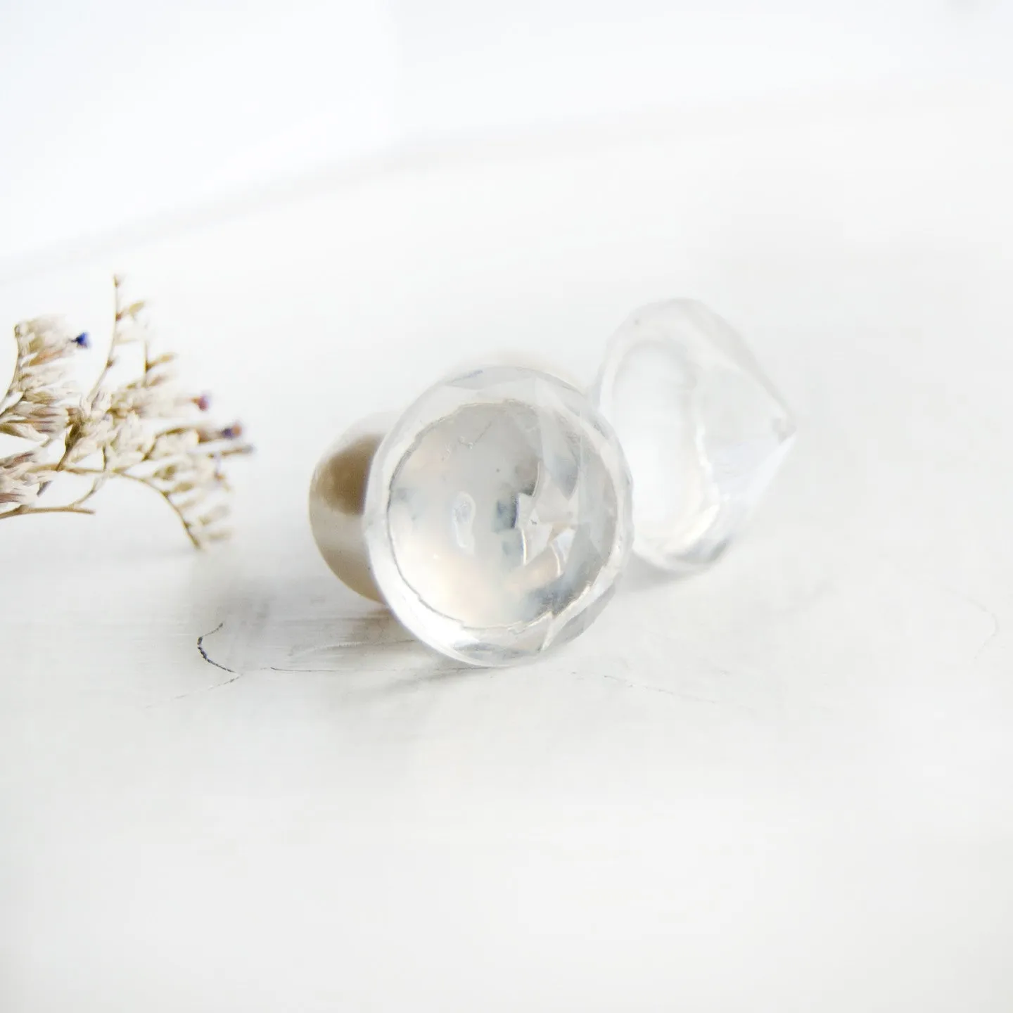 Diamonds & Pearls Double Stud Faux Pearl Earrings