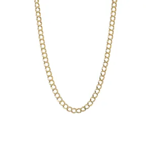 Double Curb Chain Necklace