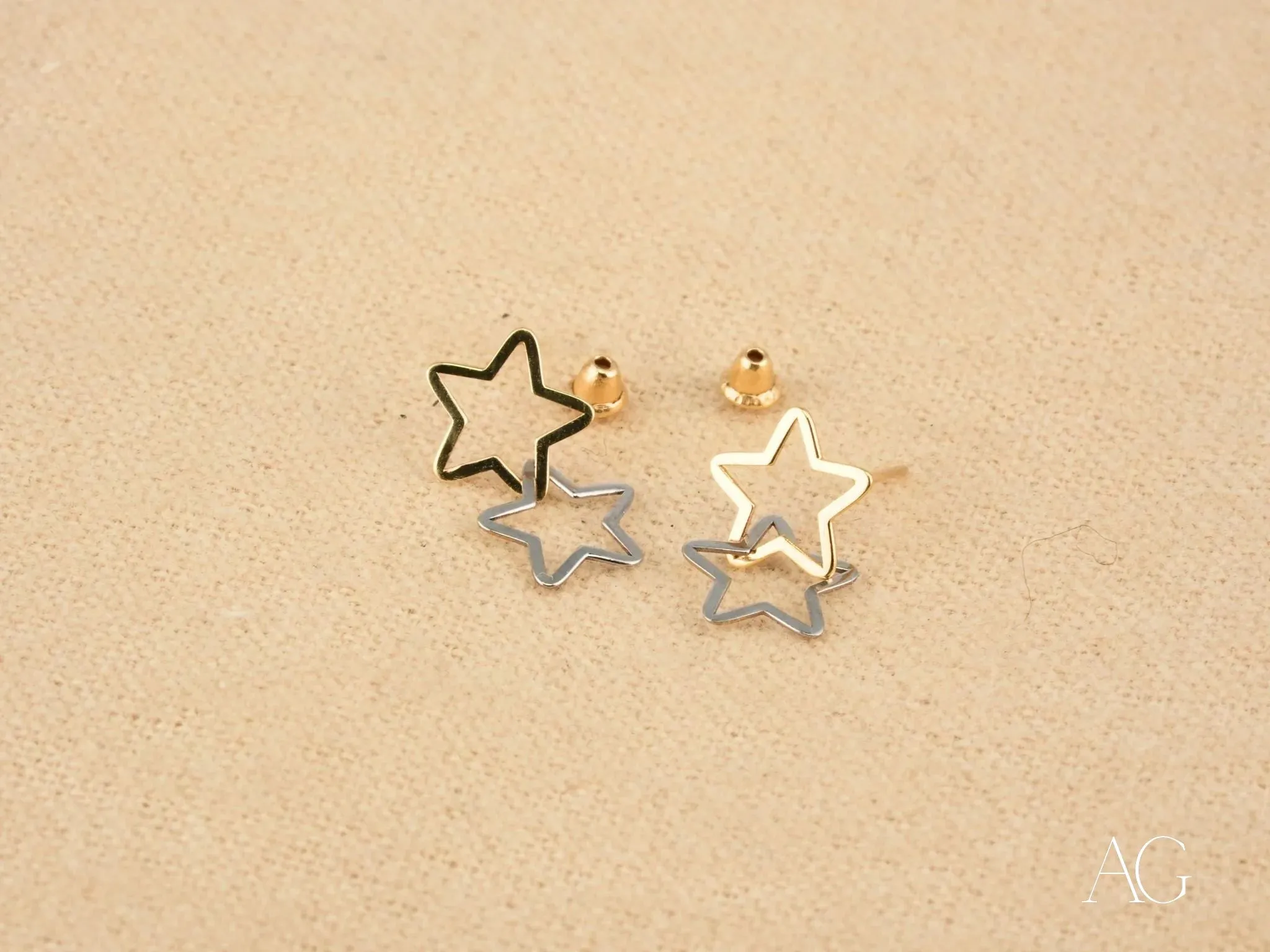 Dual Star Earrings – Elegant & Lightweight