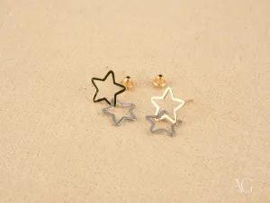 Dual Star Earrings – Elegant & Lightweight