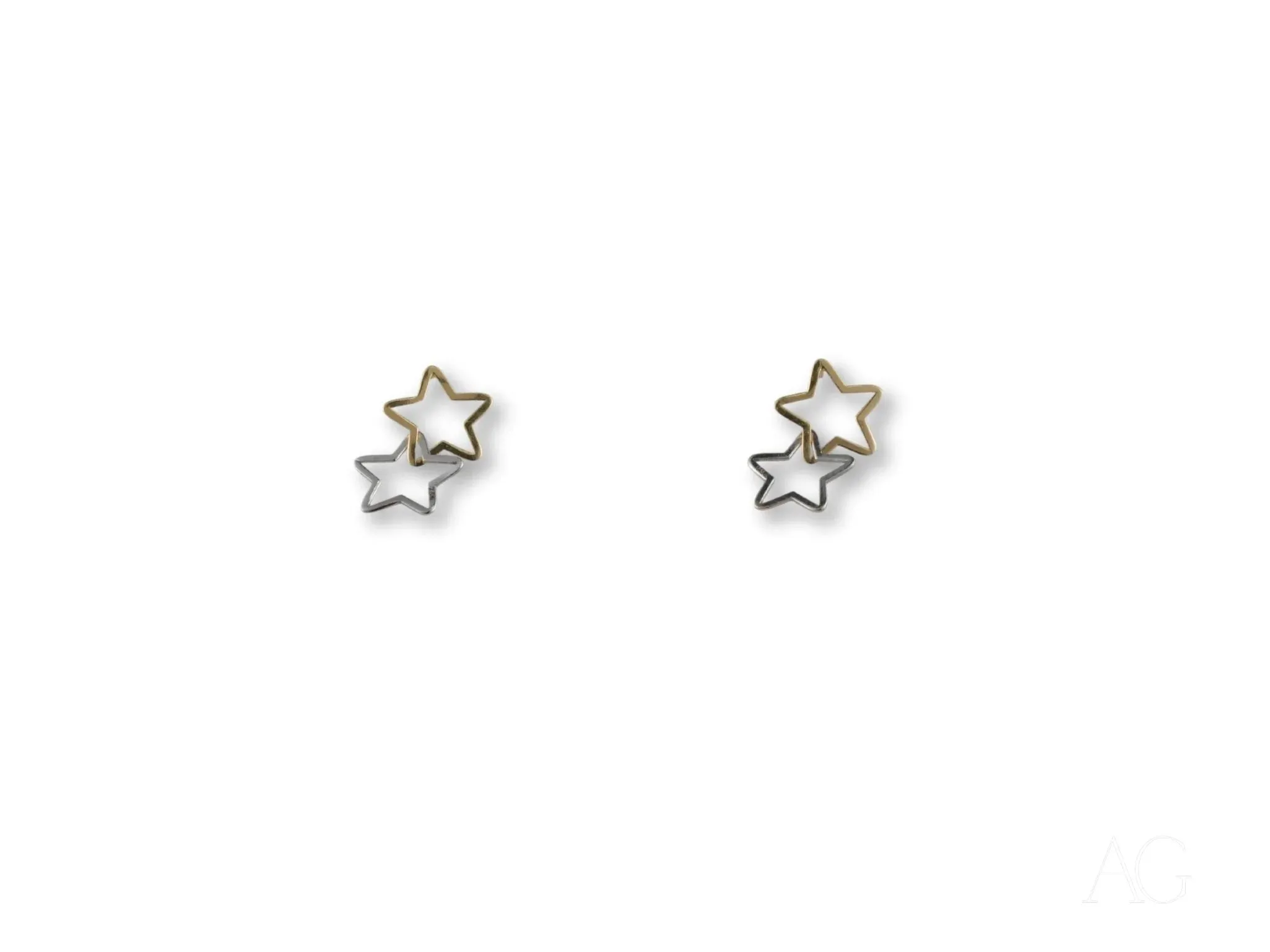 Dual Star Earrings – Elegant & Lightweight