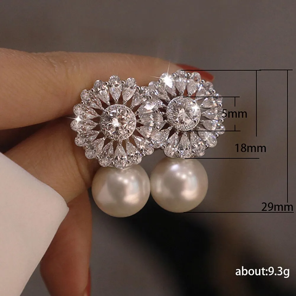 Elegant Bridal Wedding Earrings