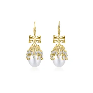 Elegant Freshwater Pearl Earrings WE00233