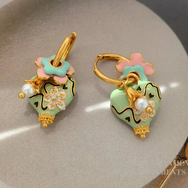 Elegant Heart Earrings