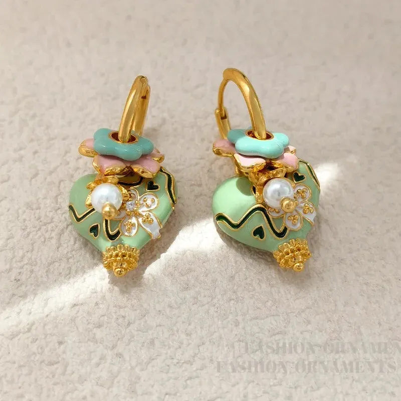 Elegant Heart Earrings