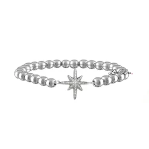 Elegant North Star CZ Bracelet