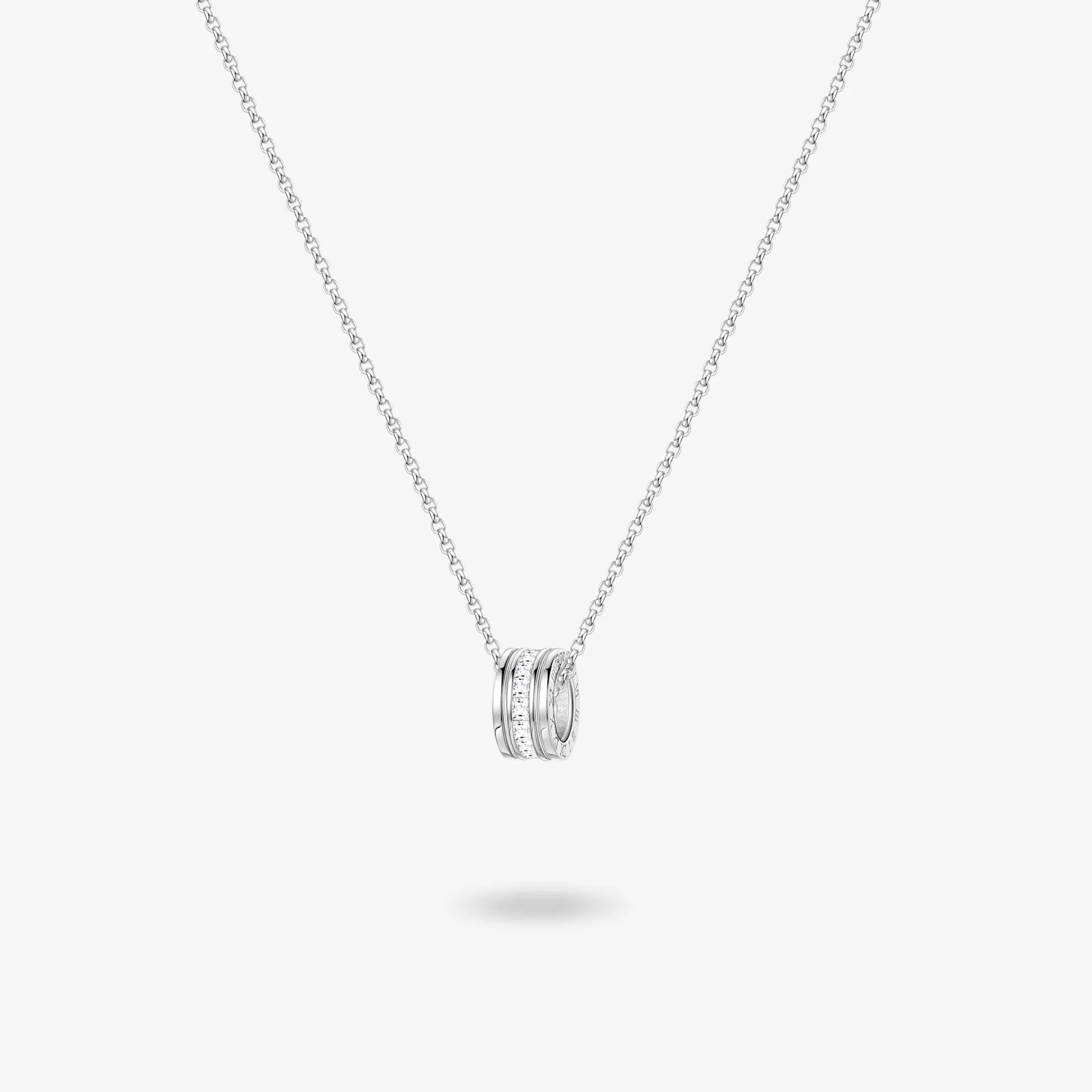 FANCIME "Our Commitment" Matching Sterling Silver Necklaces