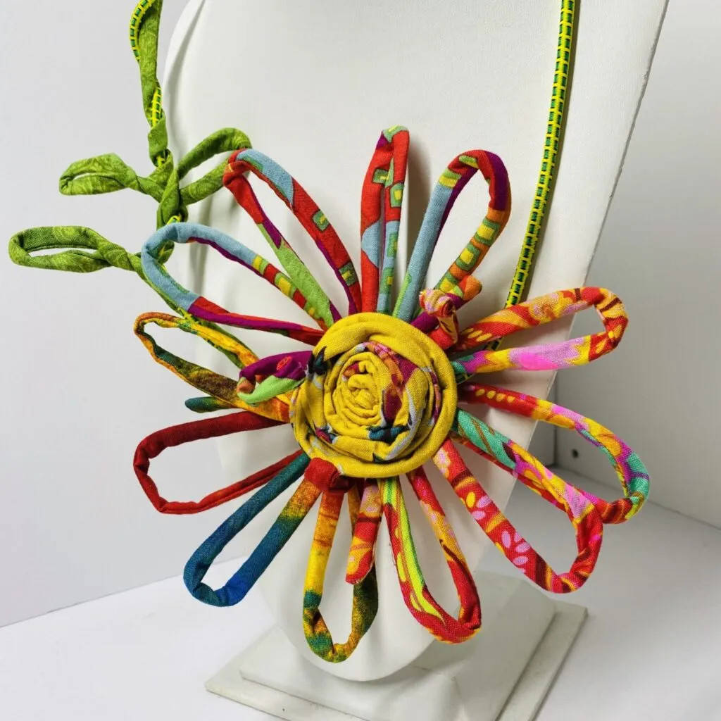 FICKLESTICKS Large Neck Flower - BLUES (NOT MULTI)