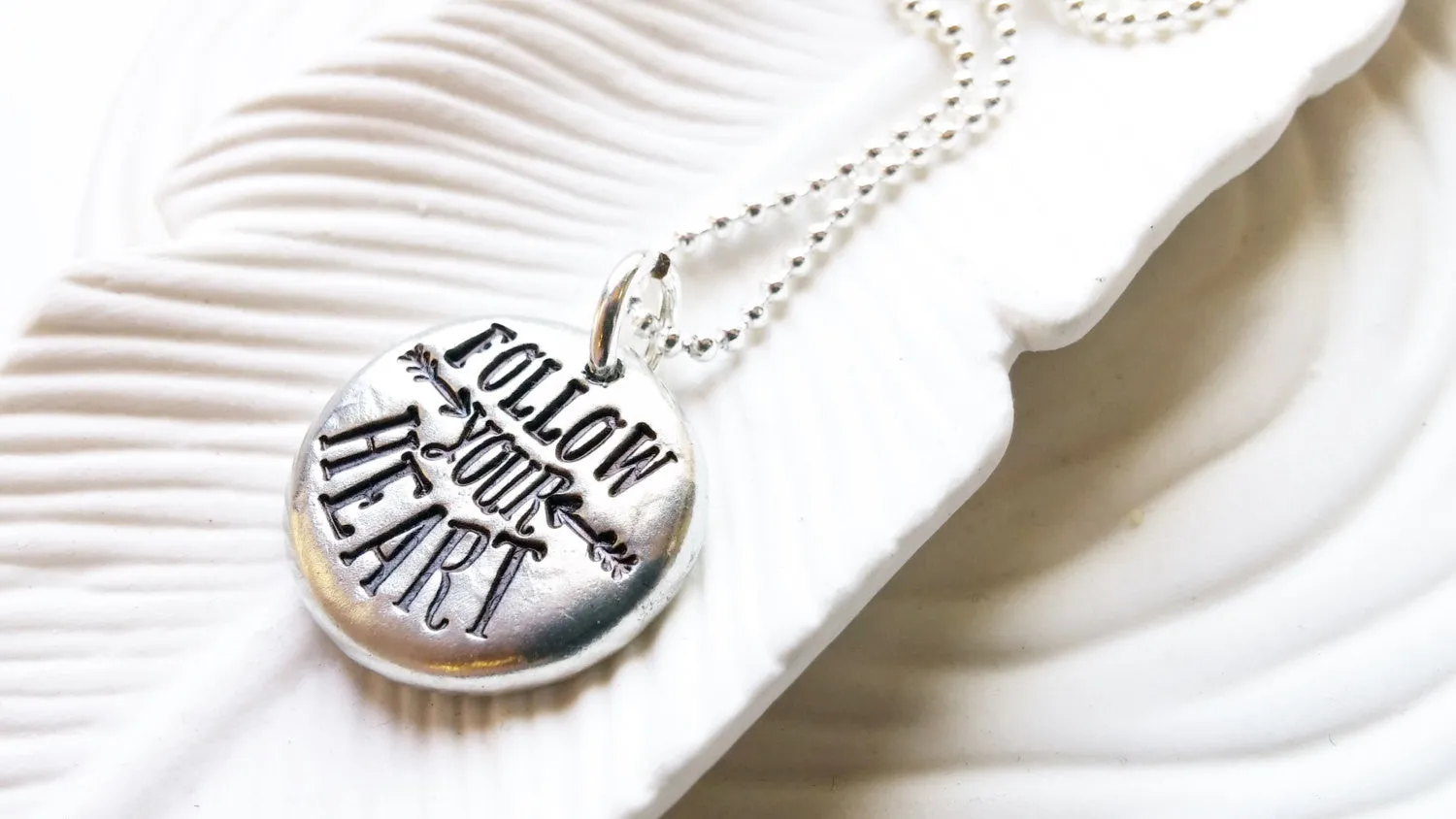 Follow Your Heart | Inspirational Message Jewelry