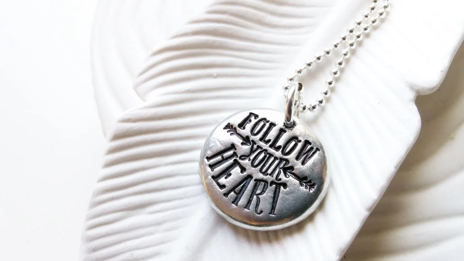 Follow Your Heart | Inspirational Message Jewelry