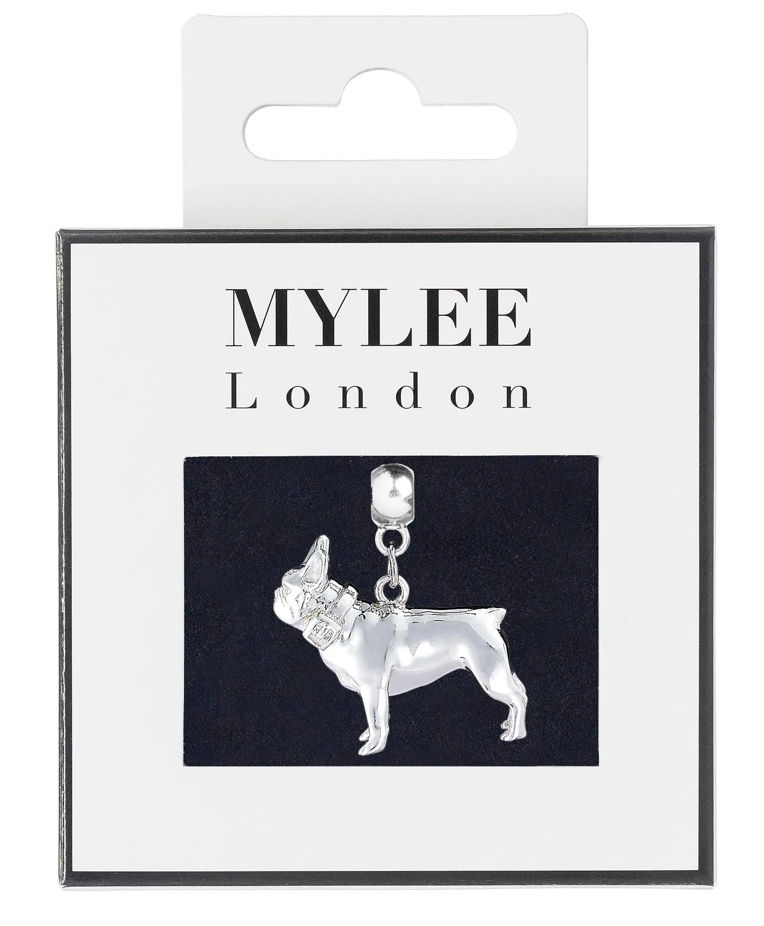 French Bulldog Silver Plated Charm