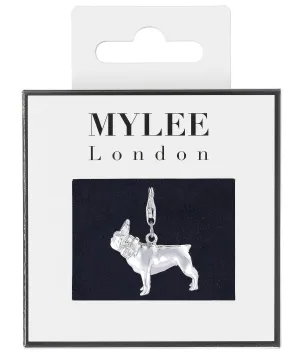 French Bulldog Silver Plated Charm