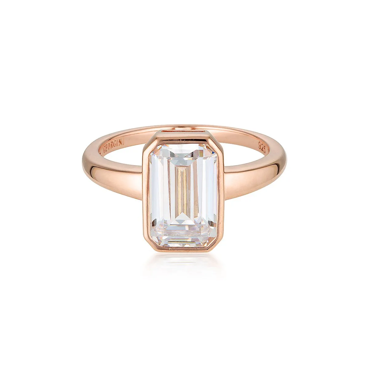 GEORGINI LUXE SONTUOSA RING ROSE GOLD